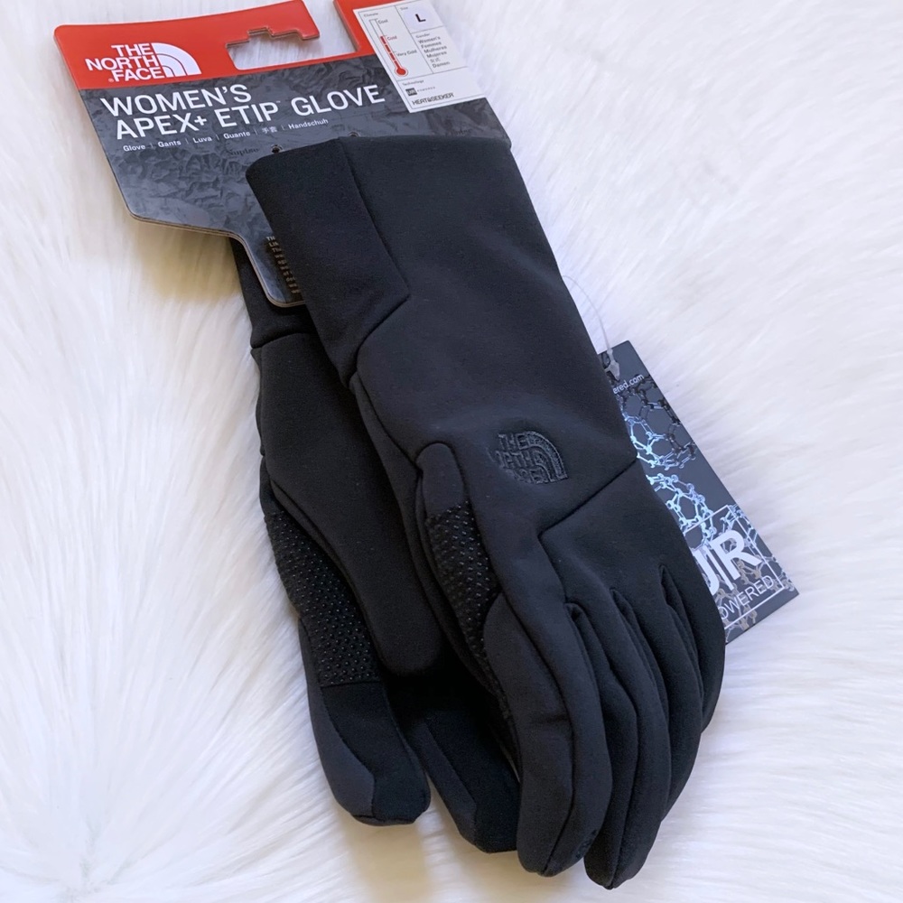 The North Face Women’s Apex Etip Black Gloves - Picture 2 of 7